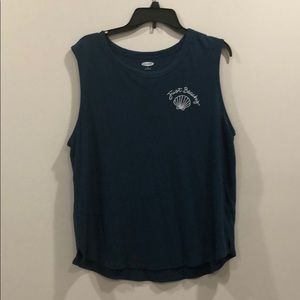 Old Navy Blue Just Beachy Tank